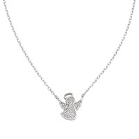 Collana Amen Donna Angeli in Argento Zircone CLABBZ - CLABBZ